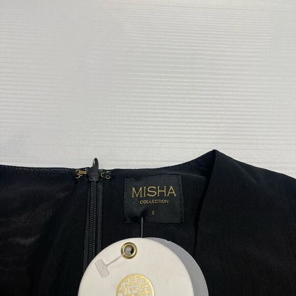 NWT MISHA Collection Revolve Black Maddelena Bodysuit Size Small New - Picture 5 of 12